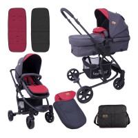 Lorelli Baby stroller Aster Black and Red